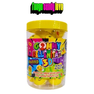 Hubin emoji Gommy Rellenitax 3D 30pz