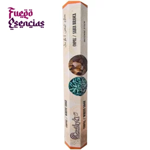 Incienso Sanskriti Copal y Sabia Blanca 20 varitas